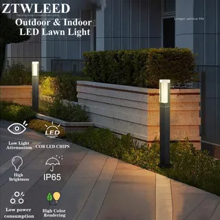 ZTWLEED 2 Stuks LED Tuinlampen 6W Koud Wit IP65 Waterdicht 60cm — miniatuur 2