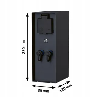 PAULMANN Plug Shine Rio Buitenlamp Schemersensor IP44 Antraciet — miniatuur 5