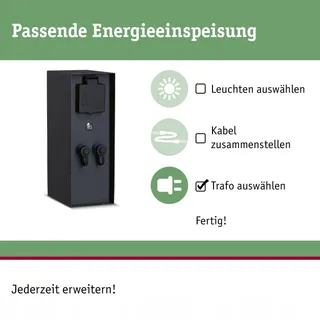 PAULMANN Plug Shine Rio Buitenlamp Schemersensor IP44 Antraciet — miniatuur 2