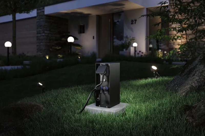 PAULMANN Plug Shine Rio Buitenlamp Schemersensor IP44 Antraciet — foto 6