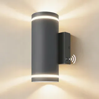 JNR LED Buitenlamp Schemersensor IP54 2x5W GU10 3000K Warm — miniatuur 1