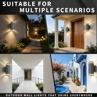 JNR LED Buitenlamp Schemersensor IP54 2x5W GU10 3000K Warm — miniatuur 6