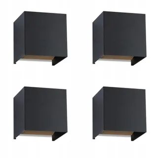 KOWANIE Buitenwandlamp Zwart 4x LED IP65 3000K Woonkamer — miniatuur 7