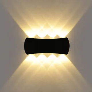 KAWELL LED Lamp 8W Binnen Buiten IP65 Zwart 3000K — miniatuur 1