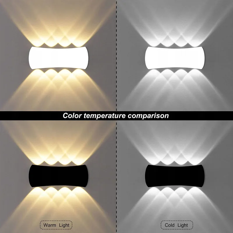 KAWELL LED Lamp 8W Binnen Buiten IP65 Zwart 3000K — foto 7