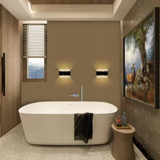 KAWELL LED Lamp 8W Binnen Buiten IP65 Zwart 3000K — miniatuur 4