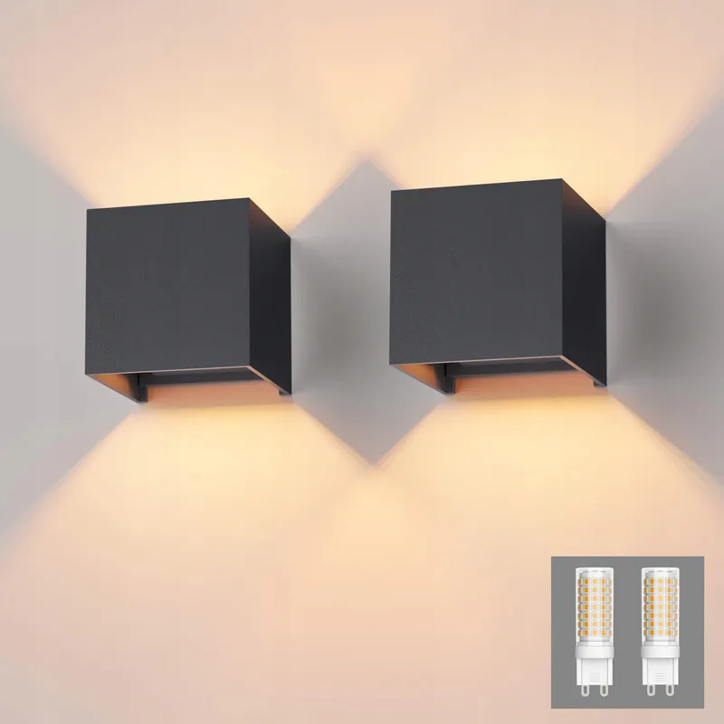 KLIGHTEN Moderne LED Wandlamp 9W IP54 Binnen Buiten 3000K — foto 1