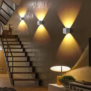 YRGEPOWK LED Wandlamp Binnen Buiten G9 IP65 Verstelbaar Wit — miniatuur 6