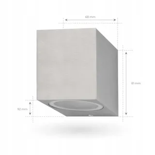 LEDVION San Diego LED Buitenwandlamp Zilver GU10 IP54 — miniatuur 7