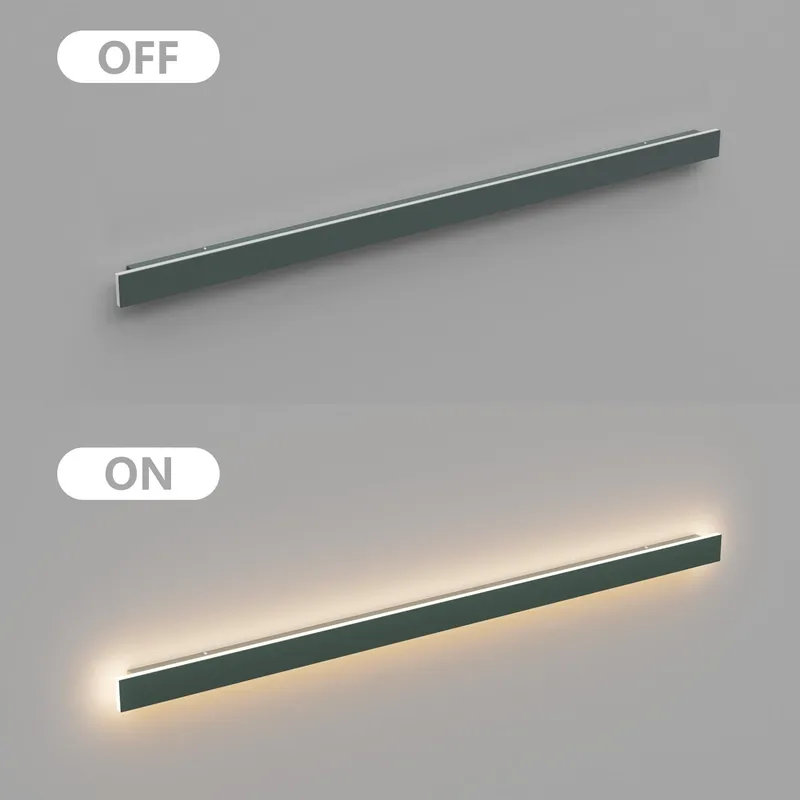 KLIGHTEN LED Wandlamp Antraciet IP65 45W 150cm Binnen Buiten — foto 3