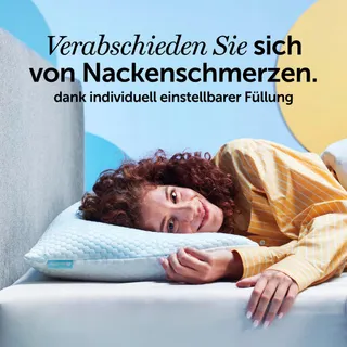 CLOUDPILLO Ergonomische Schuimkussens Hypoallergeen 40x80cm — miniatuur 5
