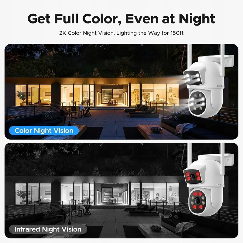 CAMPAMP Draadloos Camerasysteem Buiten Dual WiFi 24/7 Opname — foto 6