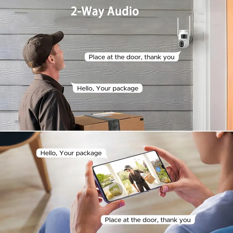 CAMPAMP Draadloos Camerasysteem Buiten Dual WiFi 24/7 Opname — foto 4