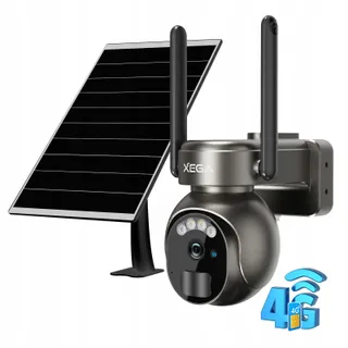 XEGA Buitencamera 4G LTE Solar 2K HD 3MP PTZ Draadloos IP66 — miniatuur 1