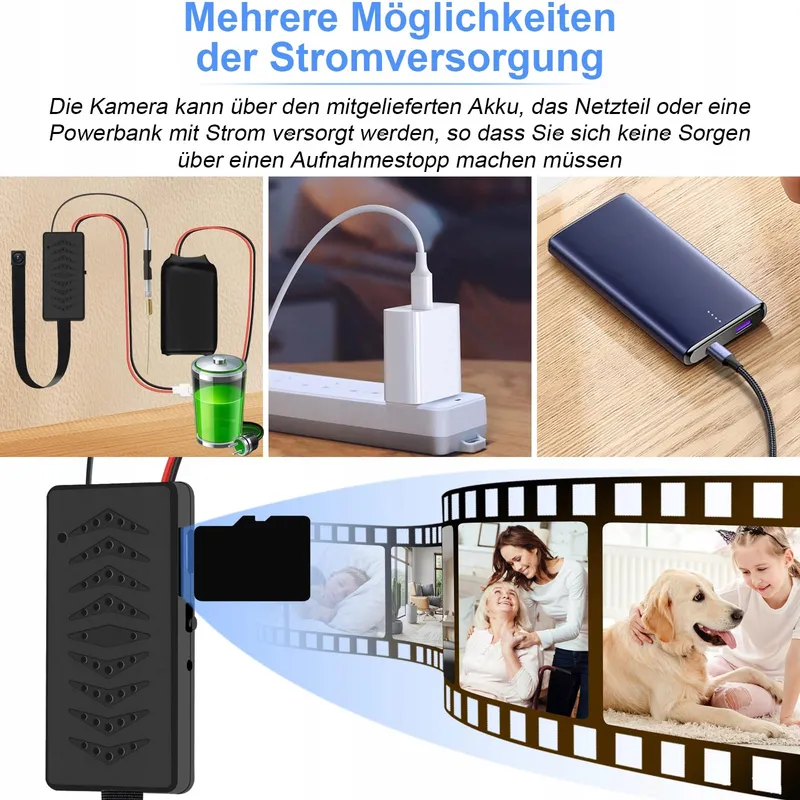 NISANUKI Mini Camera WLAN 5G 2.4G WiFi 1080P HD Microcamera — foto 4