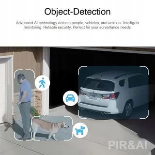 INSTAR Camera Buiten 4K LAN WLAN PoE HomeKit AI IR Microfoon Audio — miniatuur 4