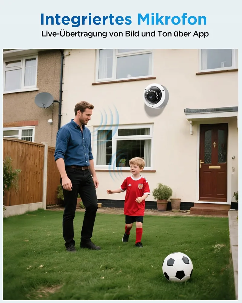 4COVR Buitencamera Set 4K 8CH 4x8MP PoE IP67 Microfoon AI — foto 6