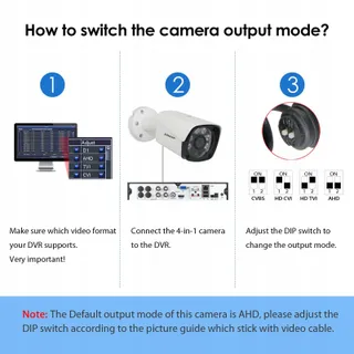 EVTEVISION 5MP Buitencamera AHD TVI CVI CVBS IP66 IR Nachtzicht 30m — miniatuur 6