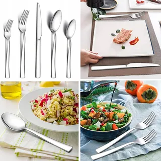 JOYFAIR Bestekset 60-delig Roestvrij Staal 12 Personen — miniatuur 2