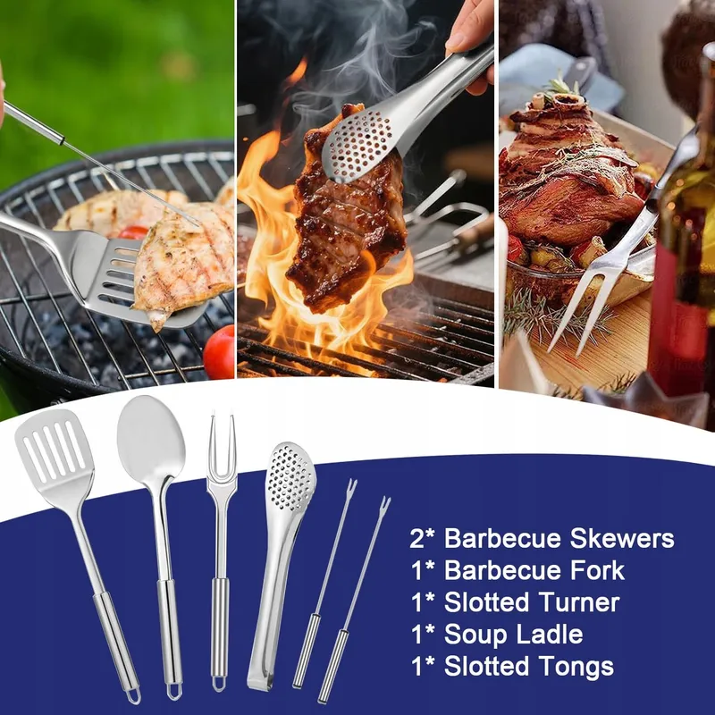 ZZXKER Camping Servies Set 36-delig Bestek Outdoor Grill — foto 3