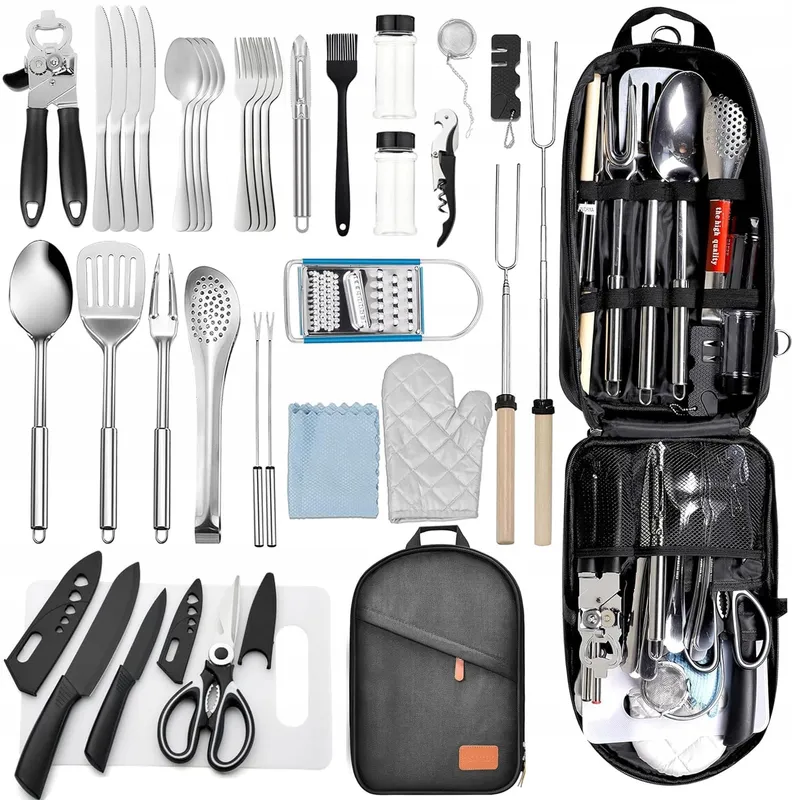 ZZXKER Camping Servies Set 36-delig Bestek Outdoor Grill — foto 1