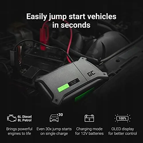GREEN CELL PowerBoost Powerbank 16000mAh Auto Booster 12V — foto 2
