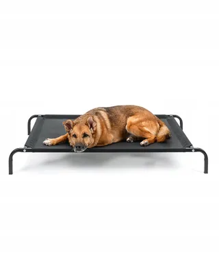 LIONTO Hondenmand van Stof 100x76cm Zwart — miniatuur 1