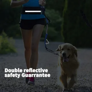 NOBLEZA Hardloopriem Hond Verstelbare Heupband Tasje — miniatuur 7