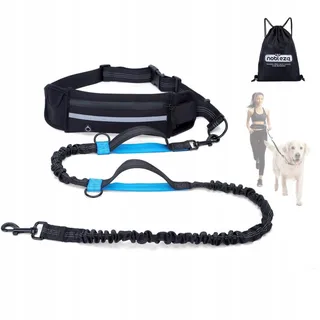 NOBLEZA Hardloopriem Hond Verstelbare Heupband Tasje — miniatuur 1