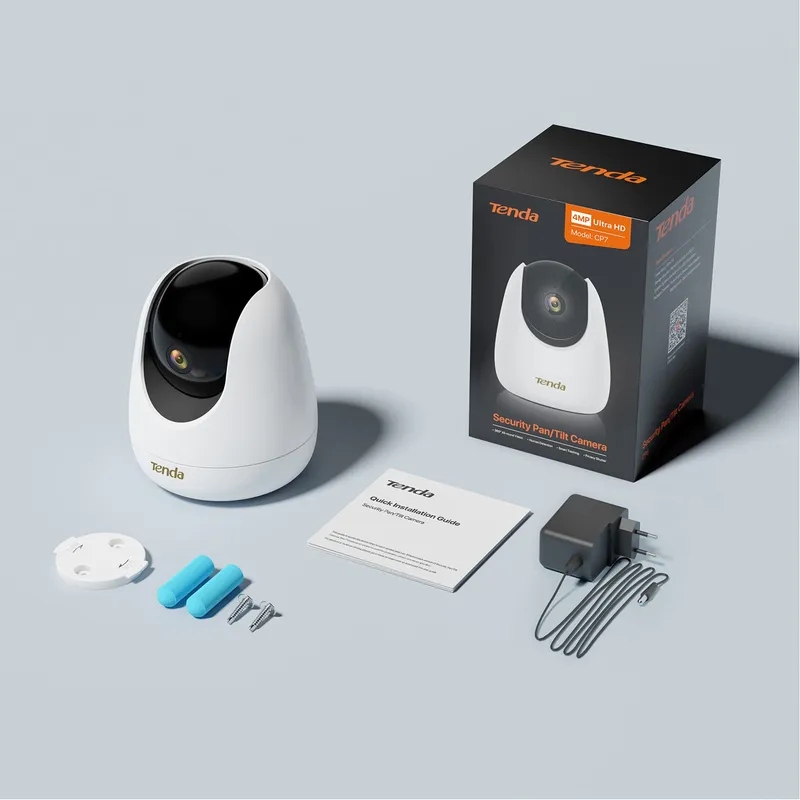 TENDA Binnencamera 2.5K 4MP 2-Weg Audio 360° IR Nachtzicht — foto 9