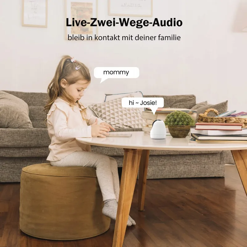 TENDA Binnencamera 2.5K 4MP 2-Weg Audio 360° IR Nachtzicht — foto 3