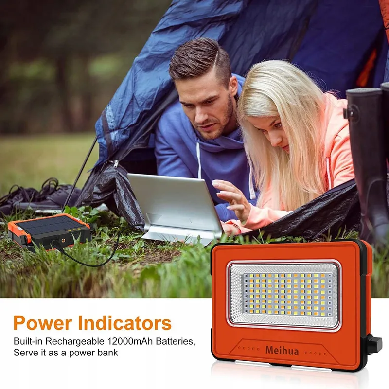 MEIHUA 60W LED Werklamp 12000mAh Accu Waterdicht Camping — foto 4