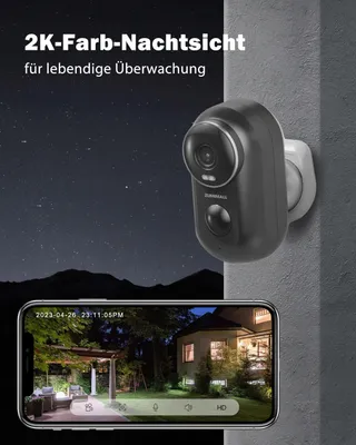 ZUMIMALL Camera Buiten Binnen Bewaking 3MP 2 Camera's — miniatuur 2