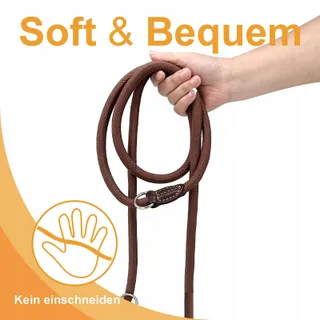 Multifunctionele Hondenriem Middelgrote Grote Honden 3m Verstelbaar Nylon — miniatuur 4