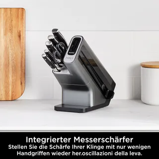 NINJA Foodi StaySharp Messenblok met Slijper 5 Messen Schaar — miniatuur 9