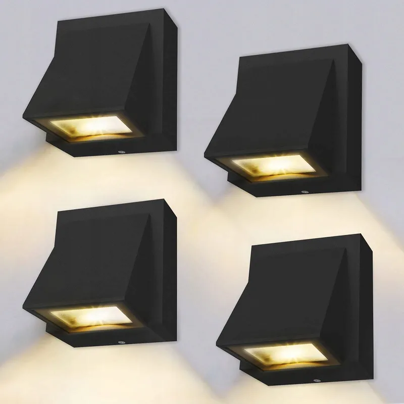 BENMA LED Wandlamp 8W IP65 3000K Zwart Binnen Buiten — foto 1