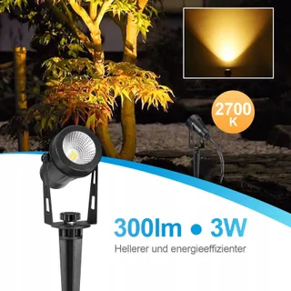 GREENCLICK Set 2 Tuinlampen 12V 3W Zonder Stekker — miniatuur 3