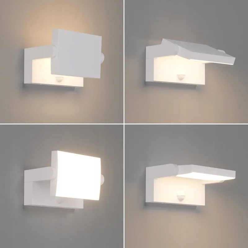 KLIGHTEN Buitenlamp LED 24W Met Bewegingsmelder IP65 Wit 3000K — foto 4