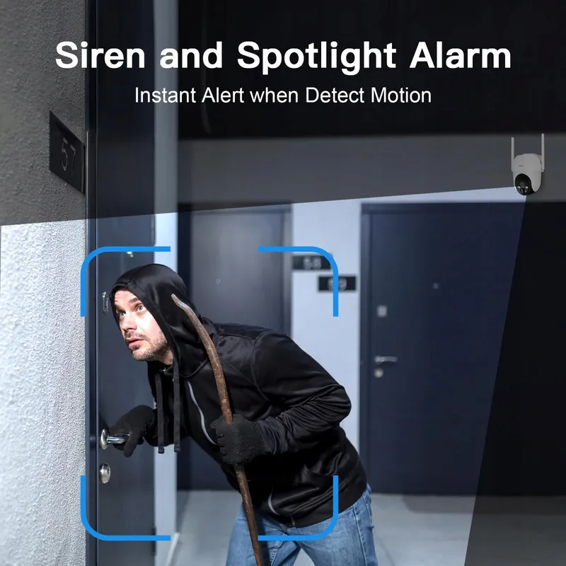 ARENTI Camera Buiten 2K 3MP Draadloos Solar PTZ 360° WiFi — foto 4