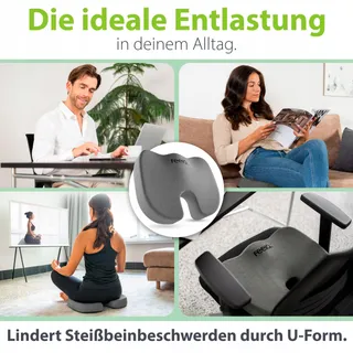 FEELA Orthopedisch Kussen Ergonomisch Universeel Grijs 36x45cm — miniatuur 5