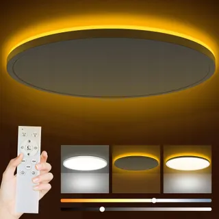 BOWFAR LED Plafondlamp 36W 4200lm Afstandsbediening Dimbaar 3000K-6500K — miniatuur 1