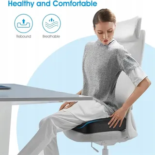 FEAGAR Gel Orthopedisch Ergonomisch Zitkussen 44x30cm — miniatuur 4
