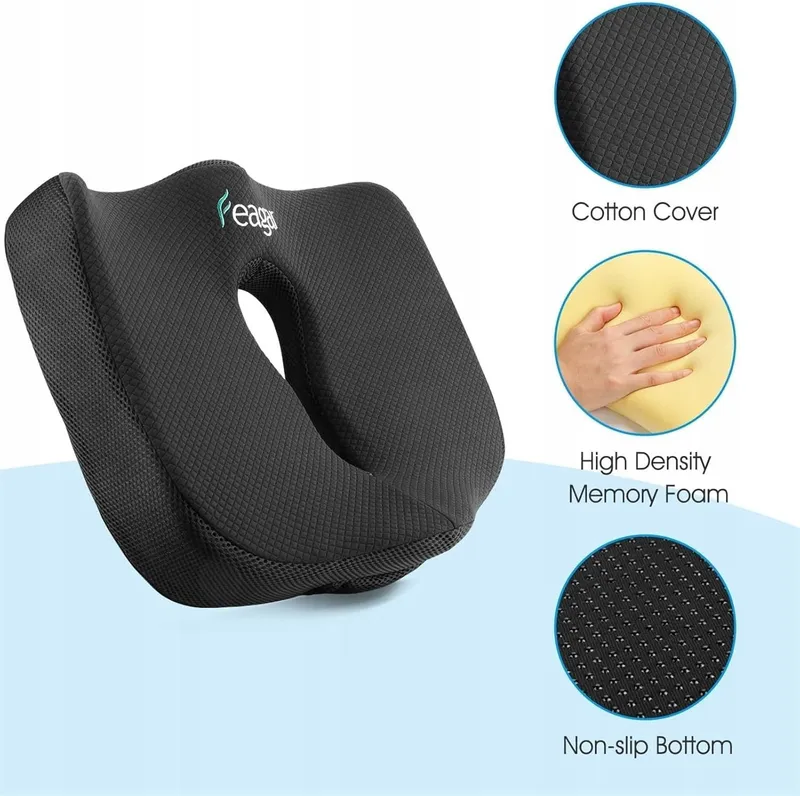 FEAGAR Gel Orthopedisch Ergonomisch Zitkussen 44x30cm — foto 5
