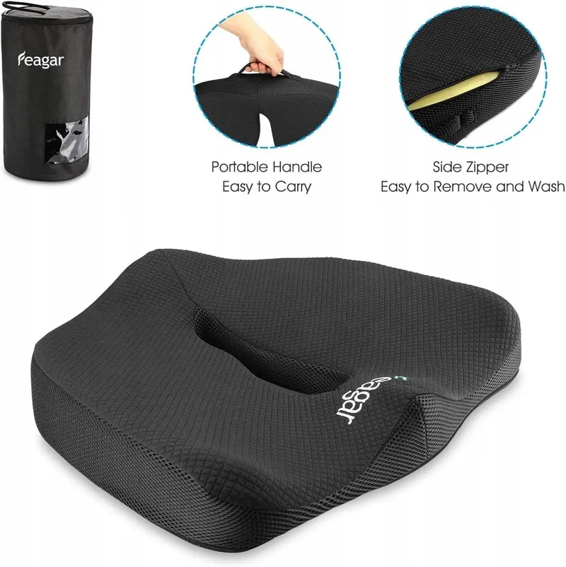 FEAGAR Gel Orthopedisch Ergonomisch Zitkussen 44x30cm — foto 8