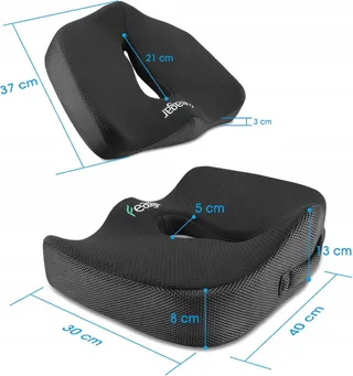 FEAGAR Gel Orthopedisch Ergonomisch Zitkussen 44x30cm — miniatuur 6