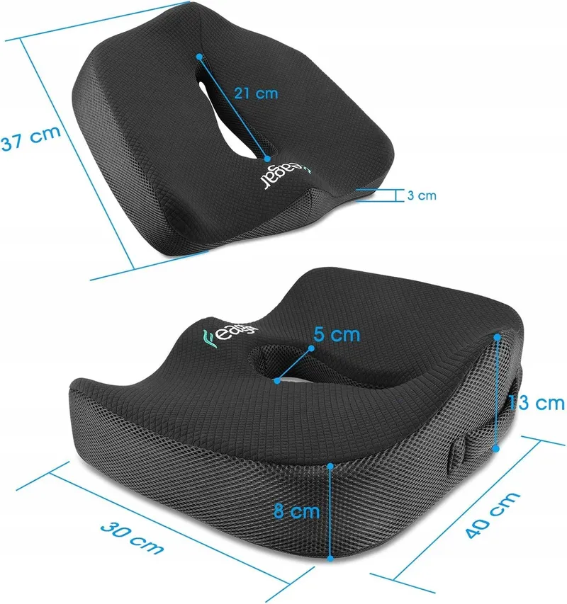 FEAGAR Gel Orthopedisch Ergonomisch Zitkussen 44x30cm — foto 6