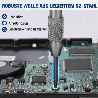 WORKPRO Mini Schroevendraaierset 6-delig Precisie Magnetisch — miniatuur 5