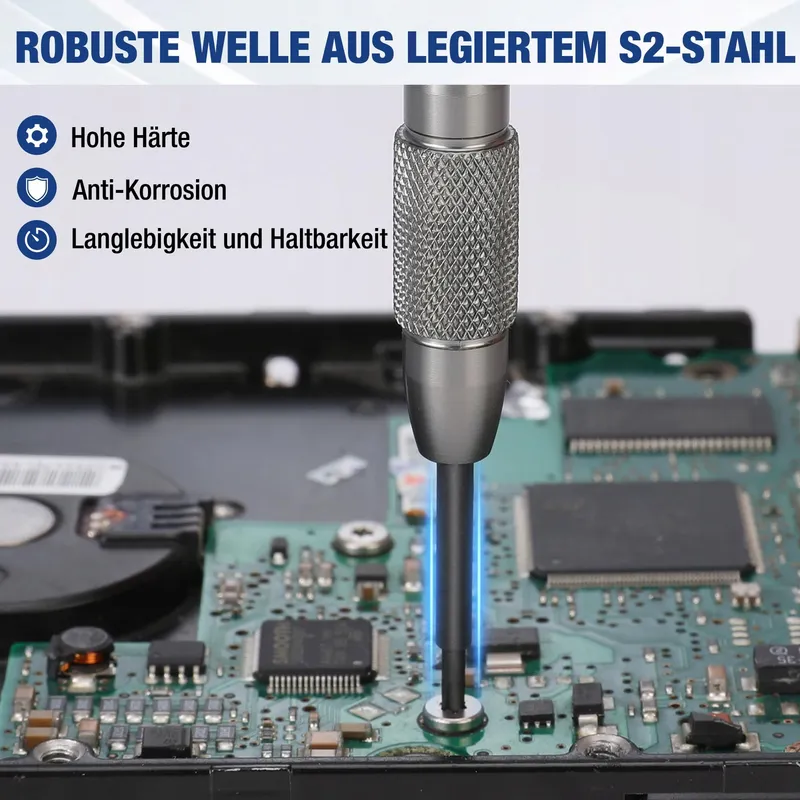 WORKPRO Mini Schroevendraaierset 6-delig Precisie Magnetisch — foto 5