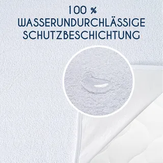 DREAMZIE Matrasbeschermer 70x190cm Waterdicht OEKO-TEX Ademend — miniatuur 3