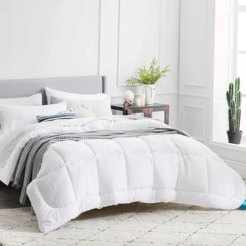 BEDSURE Winterdekbed 135x200 450GSM Hypoallergeen Wit — foto 6